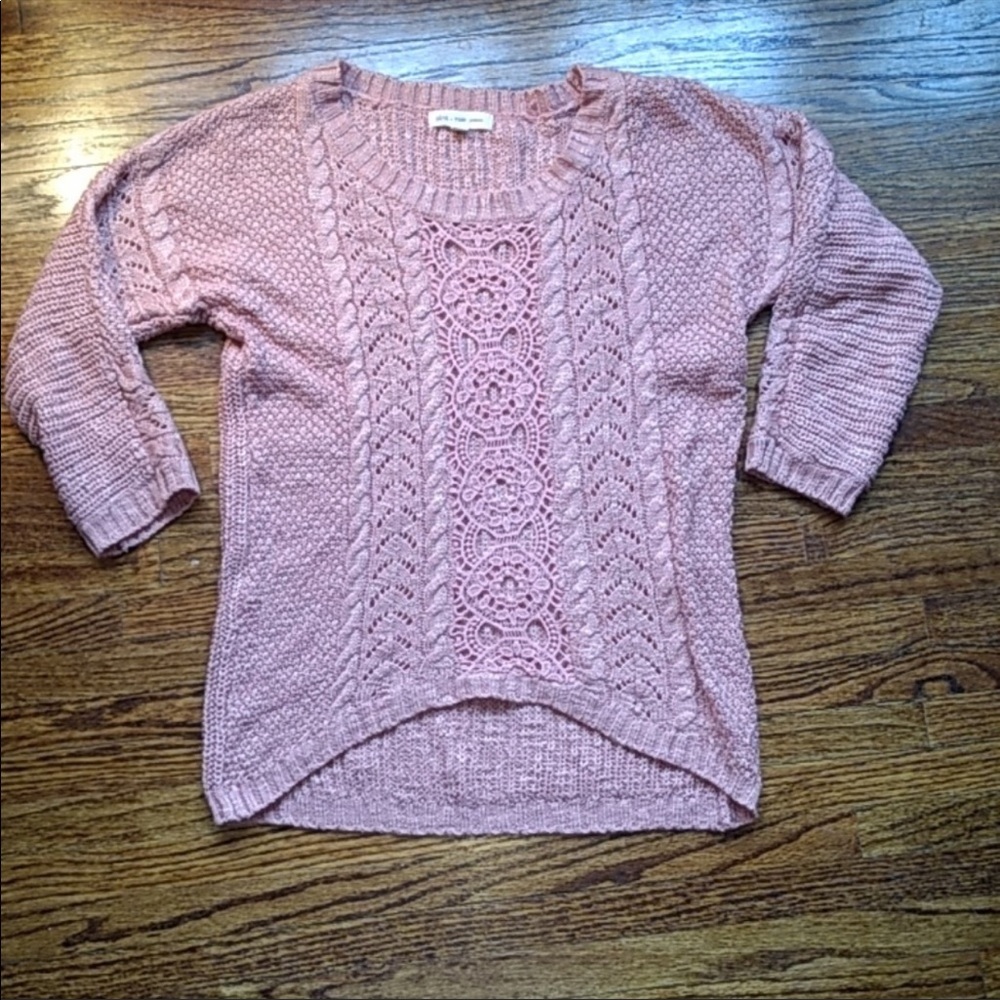 Rose pink sweater